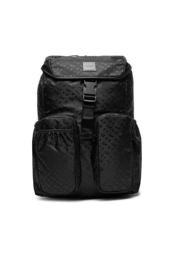 BOSS - Boss Plecak Lennon M Backpack 50512084 Czarny. Kolor: czarny. Materiał: materiał