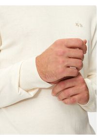 La Martina Golf ZMS019 YW091 Écru Regular Fit. Typ kołnierza: golf. Materiał: bawełna #5