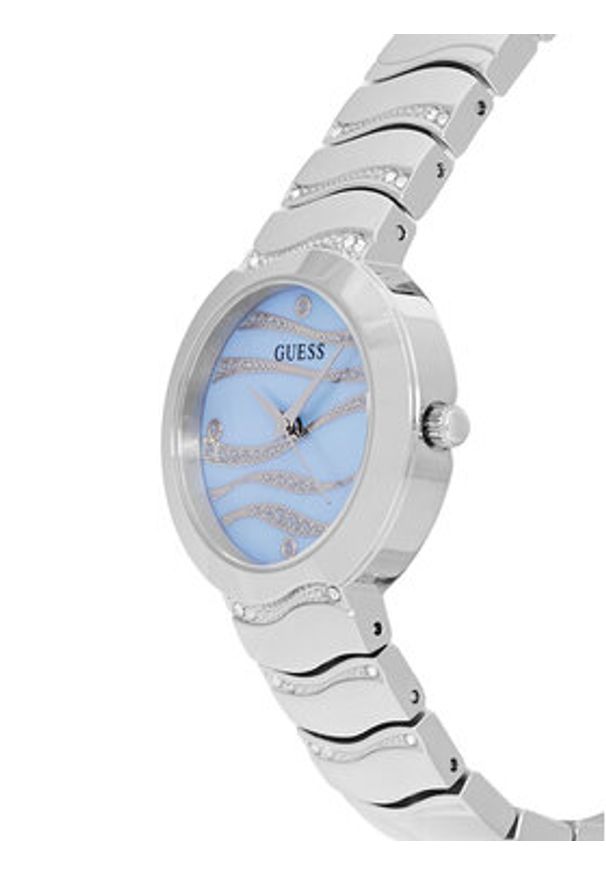 Guess Zegarek Laguna GW0871L1 Srebrny. Kolor: srebrny