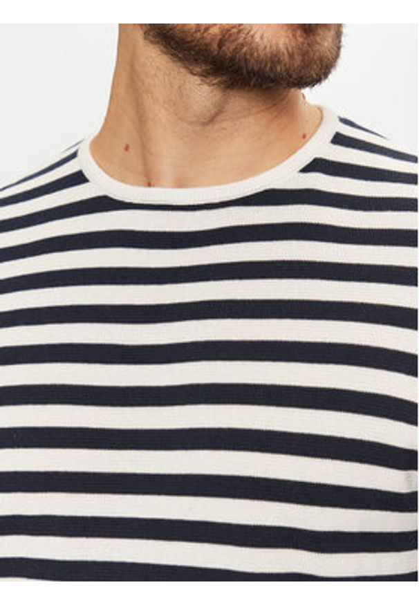 Jack & Jones Sweter Calvin 12269031 Czarny Relaxed Fit. Kolor: czarny. Materiał: bawełna