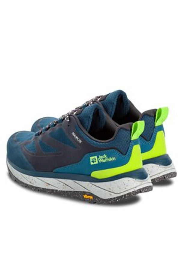 Jack Wolfskin Sneakersy Terraventure Texapore Low M 4051621 Granatowy. Kolor: niebieski. Materiał: materiał