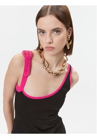 Versace Jeans Couture Sukienka codzienna 75HAO976 Czarny Slim Fit. Okazja: na co dzień. Kolor: czarny. Materiał: bawełna. Typ sukienki: proste. Styl: casual #4