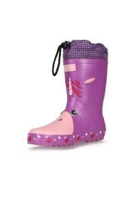 Regatta - Kalosze turystyczne dziecięce Mudplay. Kolor: fioletowy