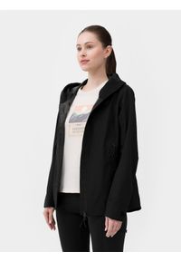 4f - 4F Kurtka trekkingowa membrana 10000 damska M. Kolor: czarny. Materiał: softshell, polar, tkanina, hardshell #2