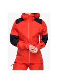 LA SPORTIVA - Kurtka z membraną damska La Sportiva Roseg GTX Jacket. Kolor: pomarańczowy