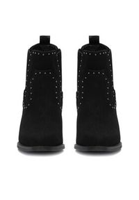 DeeZee Kowbojki LR230702 Czarny. Kolor: czarny. Materiał: materiał #3