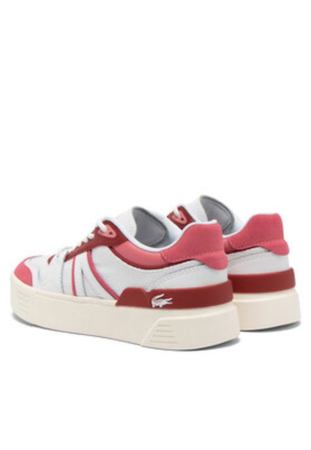 Lacoste Sneakersy L002 Evo Logo Tongue 747SFA0056 Biały. Kolor: biały. Materiał: materiał