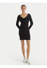Calvin Klein Jeans Sukienka codzienna LV047F324G Czarny Slim Fit. Okazja: na co dzień. Kolor: czarny. Materiał: bawełna. Typ sukienki: proste. Styl: casual #5