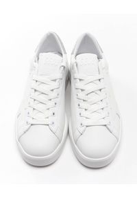 GOLDEN GOOSE - Białe sneakersy Pure. Okazja: na co dzień. Kolor: biały. Materiał: guma. Wzór: aplikacja #10
