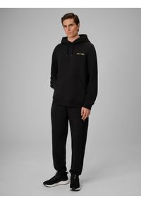 4f - 4F Spodnie dresowe joggery męskie 4F x Robert Lewandowski - czarne XXL. Kolor: czarny. Materiał: dresówka #1