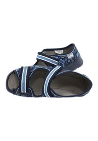 Befado obuwie dziecięce 969X159 niebieskie. Kolor: niebieski. Materiał: tkanina, bawełna #6