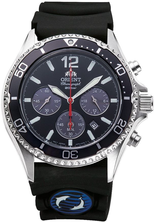 orient - Zegarek męski Orient RA-TX0202B10BVDCLXSB czarny. Kolor: czarny