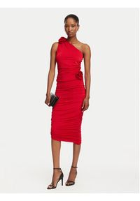 ACCESS FASHION Top 63-2019-326 Czerwony Slim Fit. Kolor: czerwony. Materiał: syntetyk #2