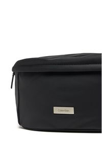 Calvin Klein Saszetka nerka Sleek Waistbag Sling LV04D3148G Czarny. Kolor: czarny. Materiał: materiał