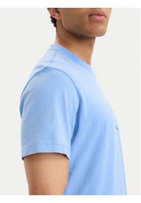 Calvin Klein Jeans T-Shirt SS 20S LV04RG832G Niebieski jasny Regular Fit. Kolor: niebieski. Materiał: bawełna #4