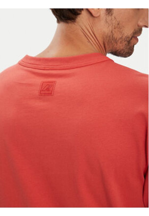 K-Way T-Shirt K2135HW Czerwony Regular Fit. Kolor: czerwony. Materiał: bawełna