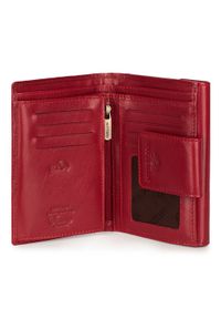 Wittchen - Damski portfel ze skóry z elegancką napą czerwony. Kolor: czerwony. Materiał: skóra #7