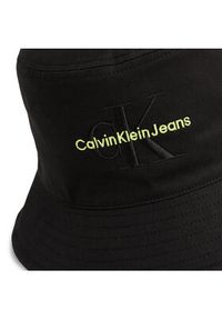 Calvin Klein Jeans Kapelusz Monogram Bucket Hat K60K611029 Czarny. Kolor: czarny. Materiał: materiał #4
