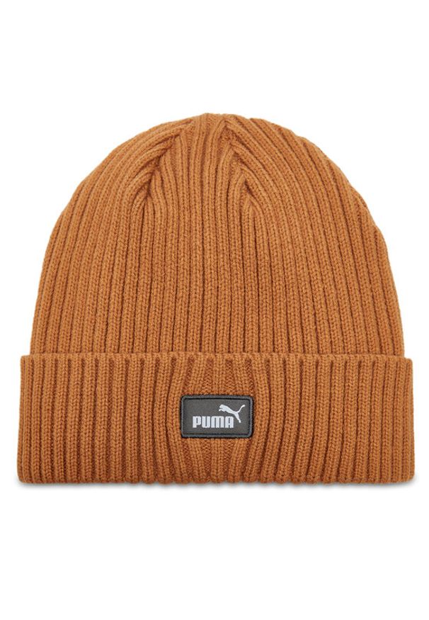 Puma Czapka Classic Cuff Beanie 024826 05 Brązowy. Kolor: brązowy. Materiał: poliester, materiał