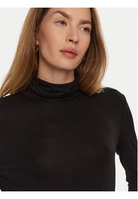 LOLA CASADEMUNT Golf LF2415019 Czarny Regular Fit. Typ kołnierza: golf. Kolor: czarny. Materiał: syntetyk #2