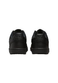Nike - Męskie Buty Sportowe Court Vision Ze Skóry Syntetycznej. Kolor: czarny. Materiał: syntetyk, skóra. Sezon: zima. Styl: sportowy