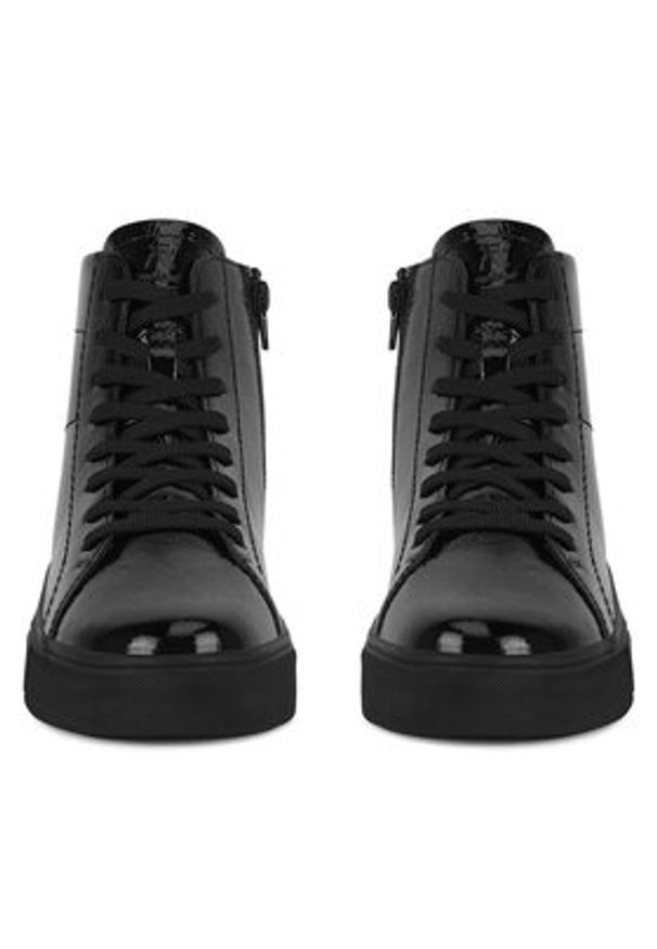 Rieker Revolution Lifestyle Trzewiki W0561-01 Czarny. Kolor: czarny. Materiał: lakier, skóra