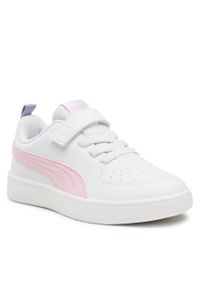 Buty Puma Rickie Ac Ps 385836 15 White/Pearl Pink/Vivi Violet. Kolor: biały. Materiał: skóra