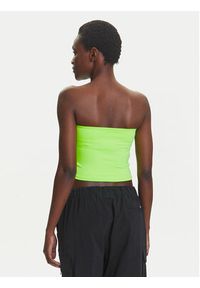 Adidas - adidas Top adicolor 3-Stripes JX7719 Zielony Slim Fit. Kolor: zielony. Materiał: syntetyk #3