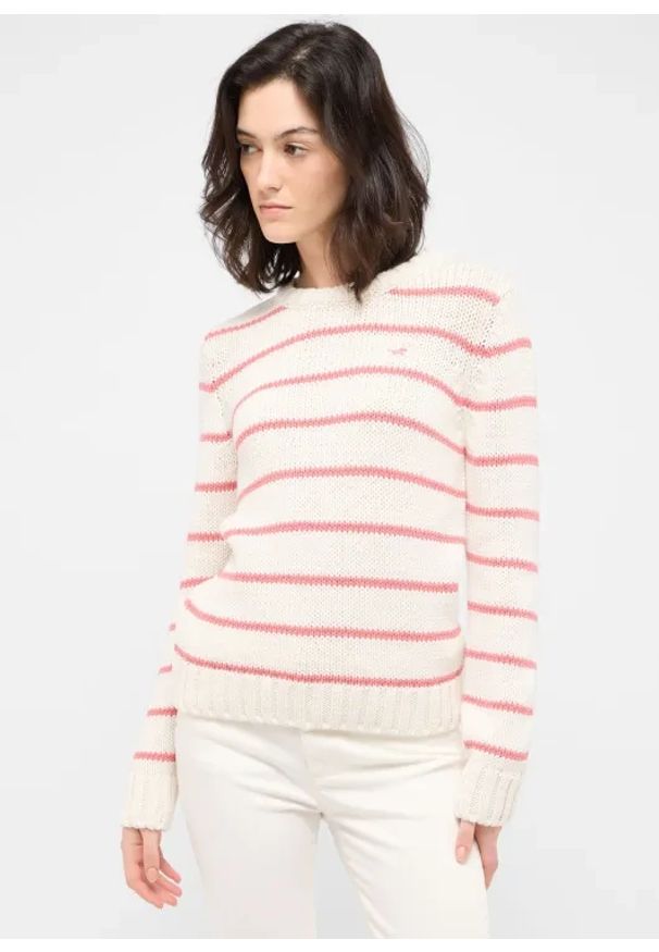 Damski Sweter Mustang Style Silas Pink Stripe French Riviera 1016174 12724