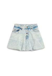 Desigual Spódnica jeansowa Fal Globo 26SWFD01 Niebieski Regular Fit. Kolor: niebieski. Materiał: bawełna #5