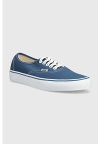 Vans tenisówki Authentic męskie kolor granatowy VN000EE3BLK1.Vans. Nosek buta: okrągły. Zapięcie: sznurówki. Kolor: niebieski. Materiał: guma #2