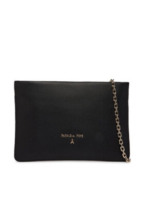 Patrizia Pepe Torebka 8B0335/L001-K103 Czarny. Kolor: czarny. Materiał: skórzane