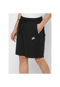 Spodnie sportowe męskie Nike Sportswear Club Fleece. Kolor: biały, wielokolorowy, czarny. Długość: krótkie #1