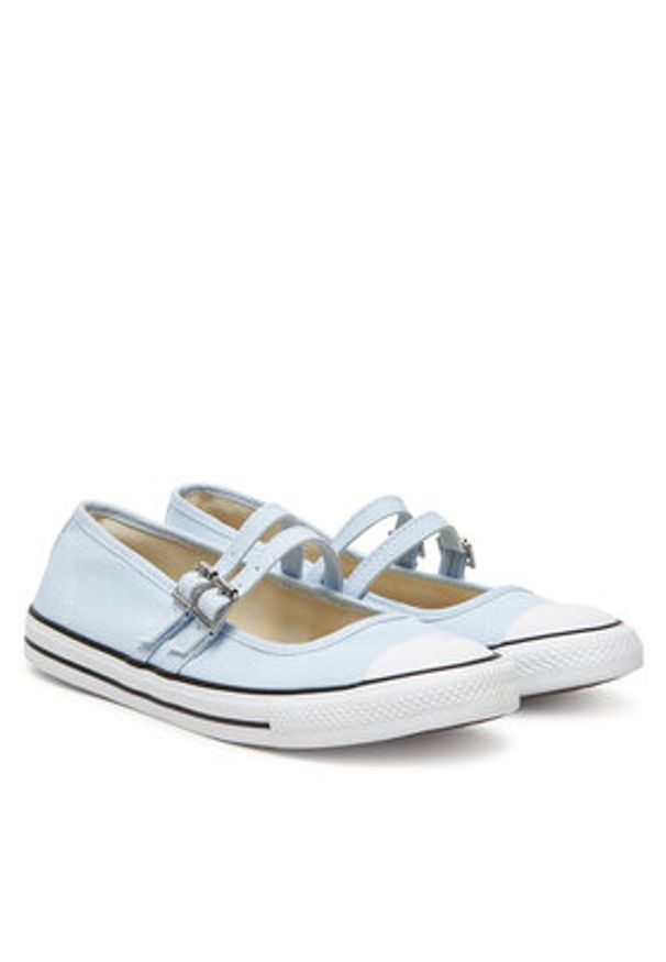 Converse Baleriny Chuck Taylor All Star Dainty Mary Jane A13799C Błękitny. Kolor: niebieski. Materiał: materiał