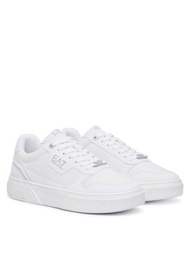 EA7 Emporio Armani Sneakersy 7X000786 AF26388 M0369 Biały. Kolor: biały. Materiał: materiał