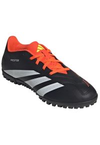 Adidas - Buty adidas Predator Club Tf IG7711 czarne. Kolor: czarny. Materiał: materiał, guma. Szerokość cholewki: normalna. Sport: piłka nożna