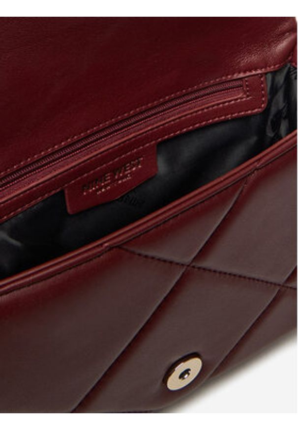 Nine West Torebka CEO-ANNA-LA482-3299 Bordowy. Kolor: czerwony