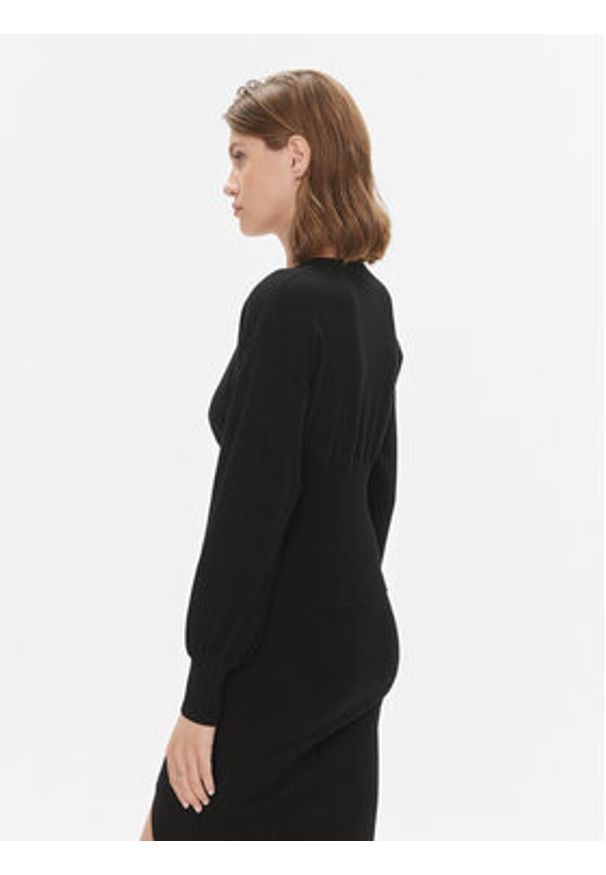 Pinko Sweter Chioccia 101848 A15S Czarny Regular Fit. Kolor: czarny. Materiał: bawełna