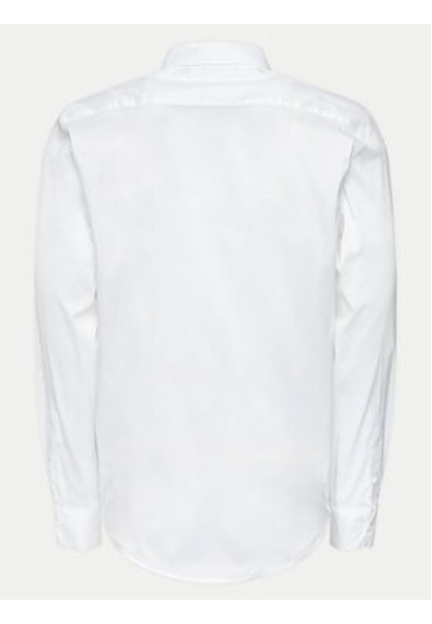 Richmond X Koszula Lancan UMP24105CA Biały Slim Fit. Kolor: biały. Materiał: bawełna