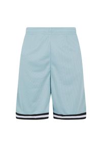 Szorty z dzianiny w paski Urban Classics. Kolor: niebieski, wielokolorowy, czarny. Materiał: dzianina. Długość: krótkie. Wzór: paski. Sezon: lato #1