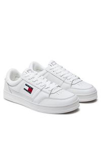 Tommy Jeans Sneakersy Tjm The Greenwich New Ess EM0EM01574 Biały. Kolor: biały. Materiał: skóra #4