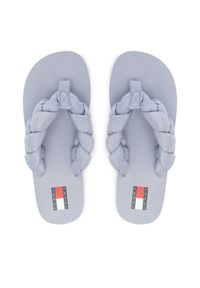 Tommy Jeans Japonki Braided Thong Beach Sandal EN0EN02877 Błękitny. Kolor: niebieski. Materiał: materiał #1
