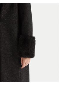 TwinSet - TWINSET Płaszcz zimowy 252TT2040 Czarny Regular Fit. Kolor: czarny. Sezon: zima #4