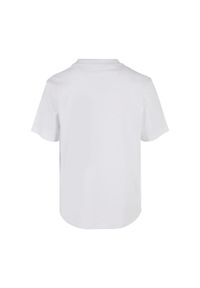 Urban Classics - T-shirt Dla Chłopca Skrypt Logo. Kolor: biały. Sport: turystyka piesza