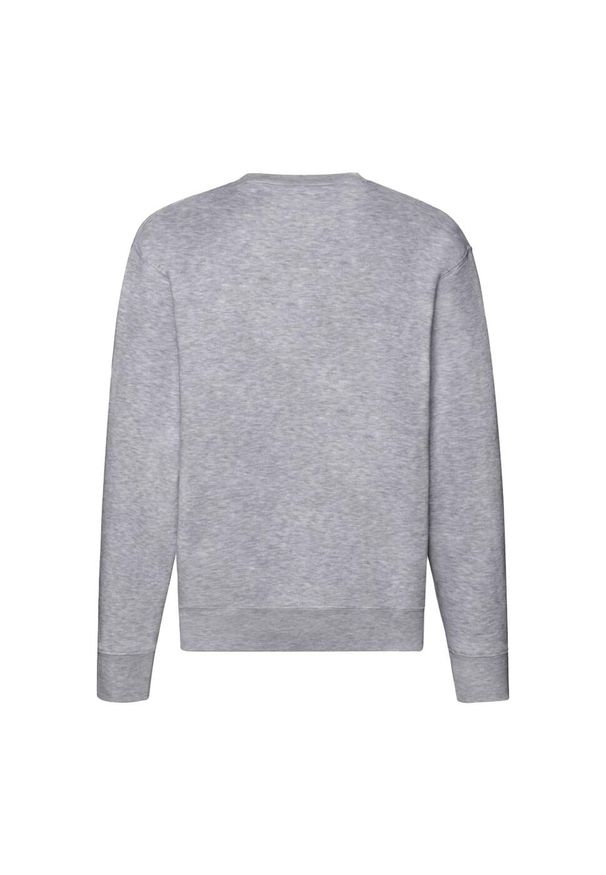 FRUIT OF THE LOOM - Męska Bluza Rozpinana Premium Heather. Kolor: szary