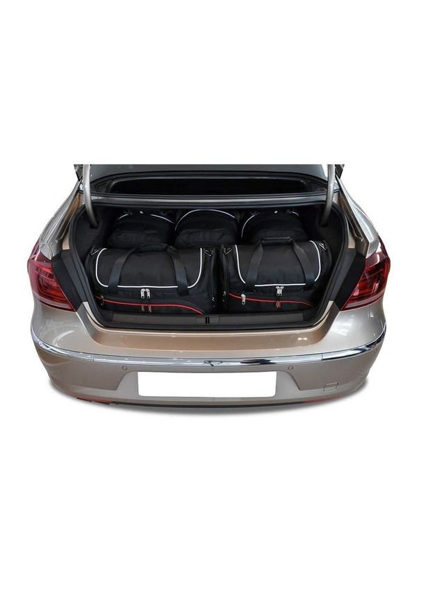 KJUST - Torby Do Bagażnika Vw Cc 2012-2017 5Szt Kjust. Kolor: czarny. Styl: sportowy