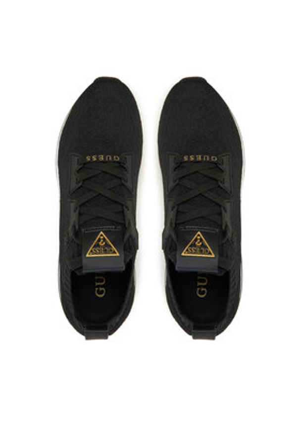 Guess Sneakersy FLPEST FAB12 Czarny. Kolor: czarny. Materiał: materiał