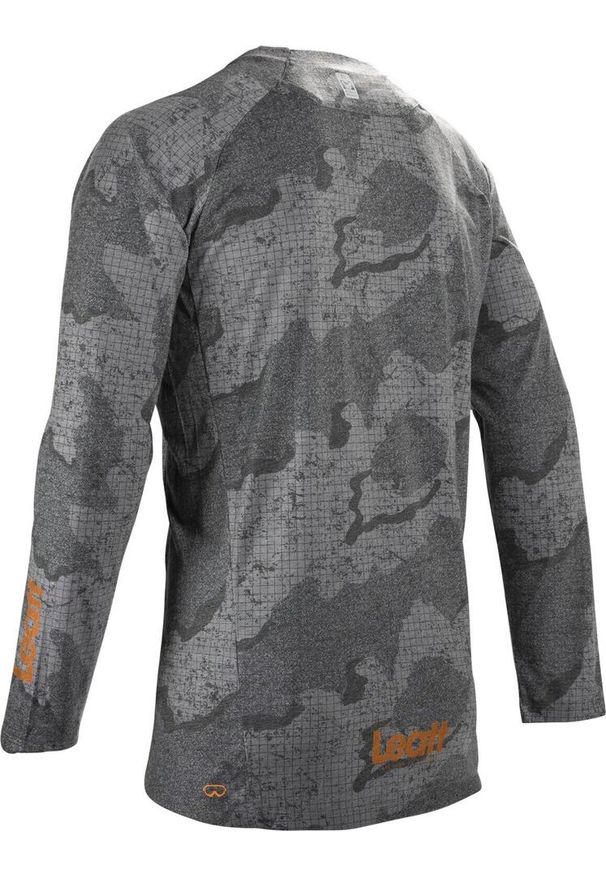 LEATT - Longsleeve rowerowy męski Leatt MTB Gravity 2.0. Kolor: czerwony, wielokolorowy, szary. Długość rękawa: długi rękaw