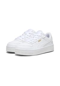 Puma - Dziecięce sneakersy Carina Street PUMA White Gold. Okazja: na co dzień. Kolor: żółty, biały, wielokolorowy