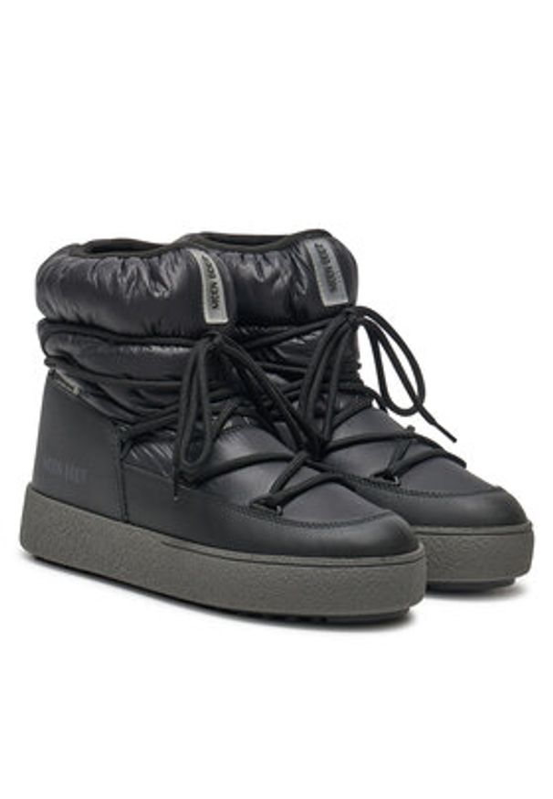 Moon Boot Śniegowce 80D2450080 Czarny. Kolor: czarny. Materiał: skóra
